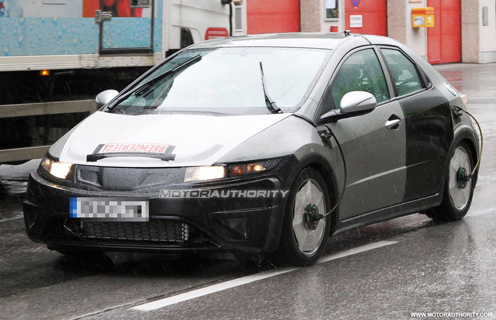 Nowa Honda Civic IX - zdjcie szpiegowskie
