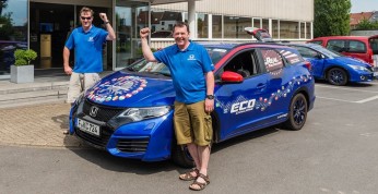 Honda Civic Tourer spaliła tylko 2,82 litra na 100 km