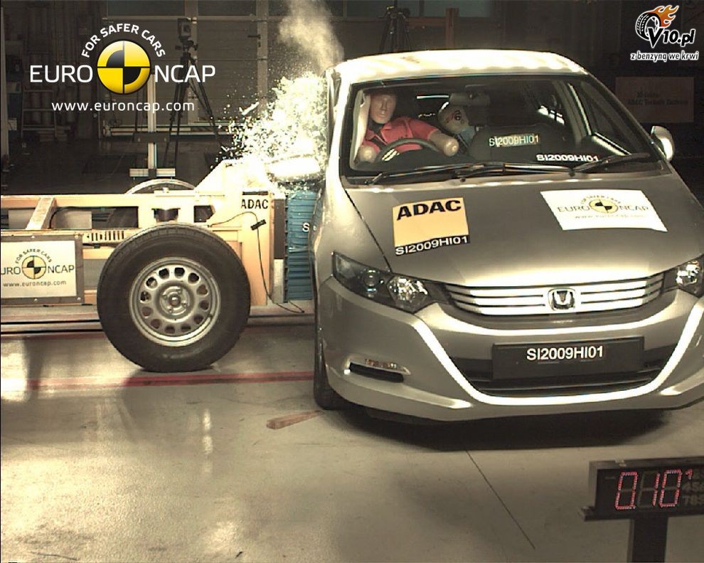 Nowa Honda Insight - test zderzeniowy EuroNCAP