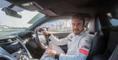 Fernando Alonso za kierownic Hondy NSX