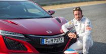 Fernando Alonso za kierownic Hondy NSX