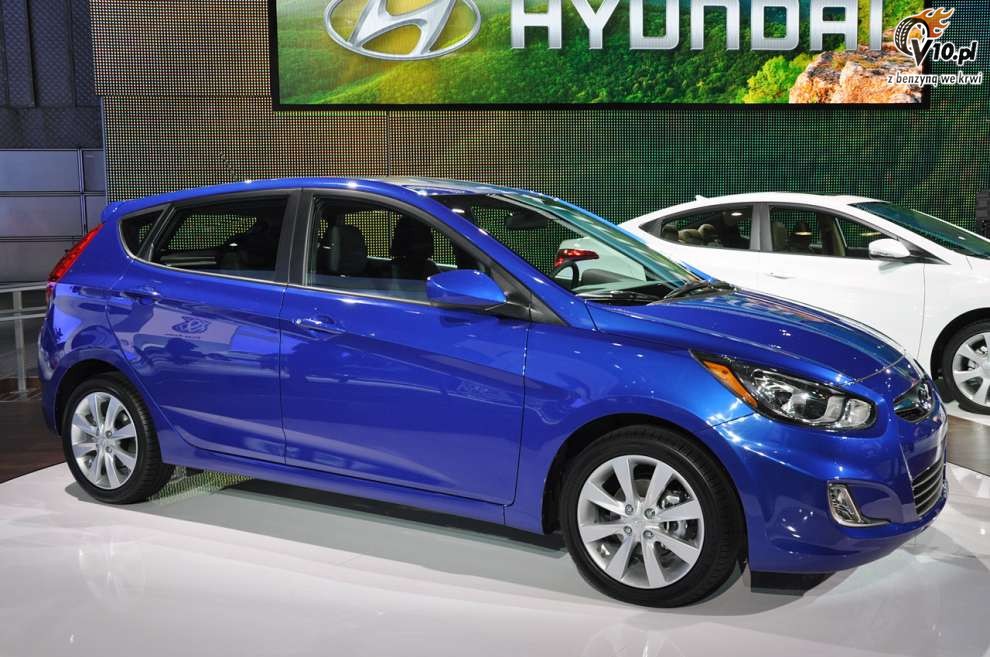 Hyundai Accent na targach w Nowym Jorku 2011