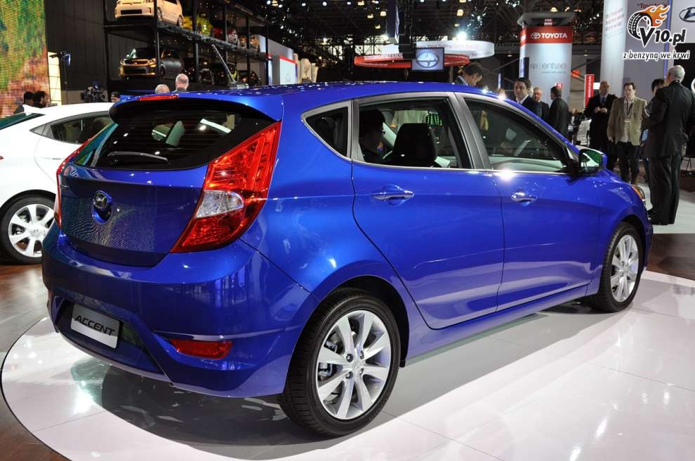 Hyundai Accent na targach w Nowym Jorku 2011