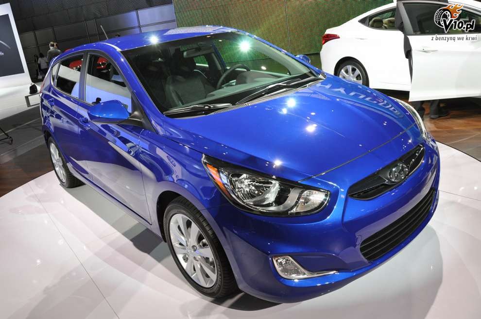 Hyundai Accent na targach w Nowym Jorku 2011