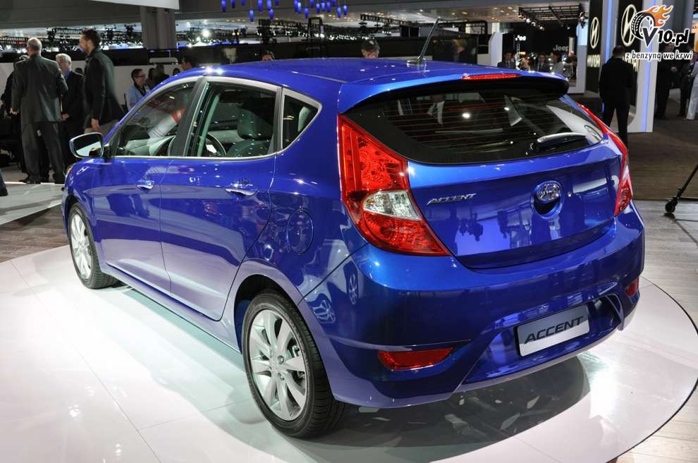 Hyundai Accent na targach w Nowym Jorku 2011