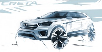 Hyundai Creta - pierwszy oficjalny szkic