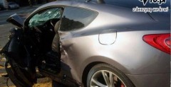 Hyundai Genesis Coupe po wypadku