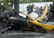 Lamborghini Gallardo - wypadek