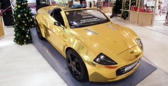 Pozłacane auto dla dzieci za 30 tysięcy funtów