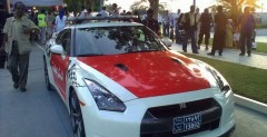 Nissan GT-R w roli radiowozu