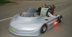 gokart z silnikiem odrzutowym