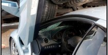 Lamborghini Murcielago i Hyundai Santa Fe - wypadek
