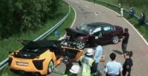 Lexus LFA wypadek