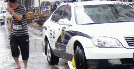 Radiow�z z blokad� ko�a