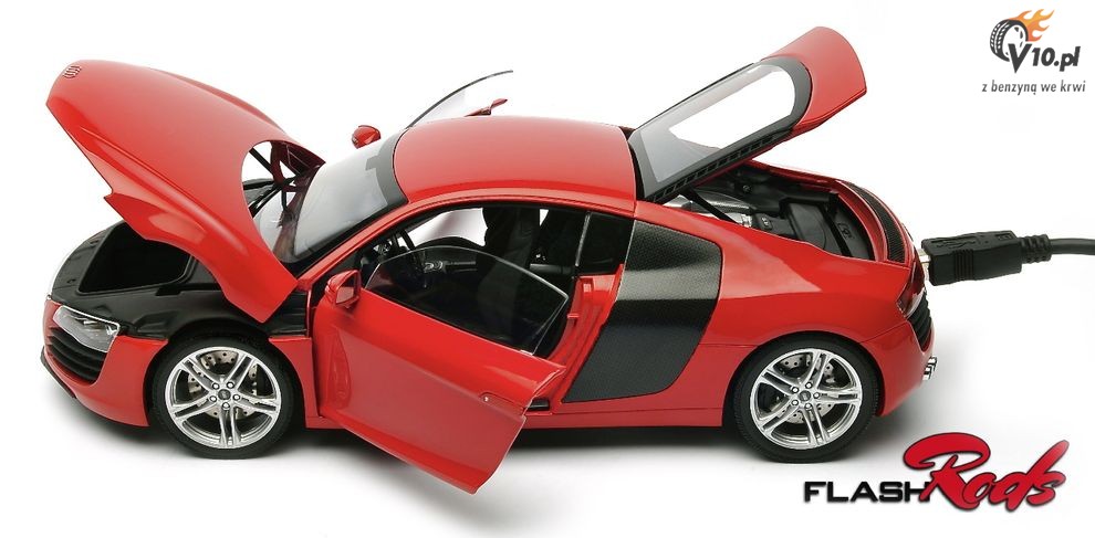 Audi R8 jako twardy dysk