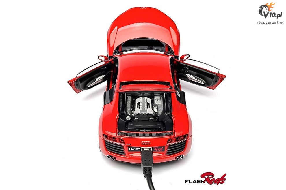 Audi R8 jako twardy dysk