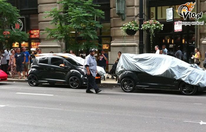 Auta przyapane na planie filmu Transformers 3