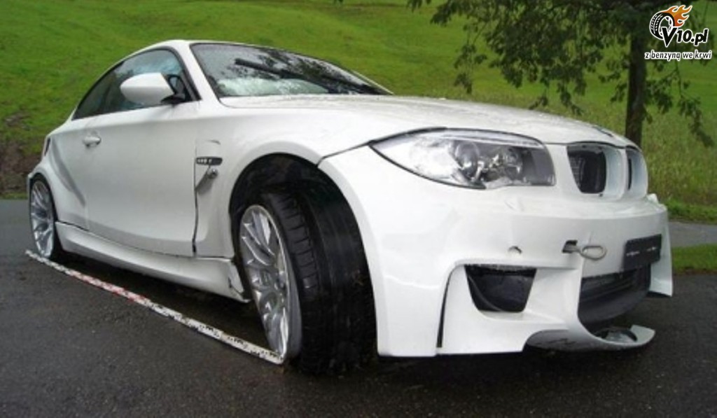 BMW 1 M Coupe Wypadek