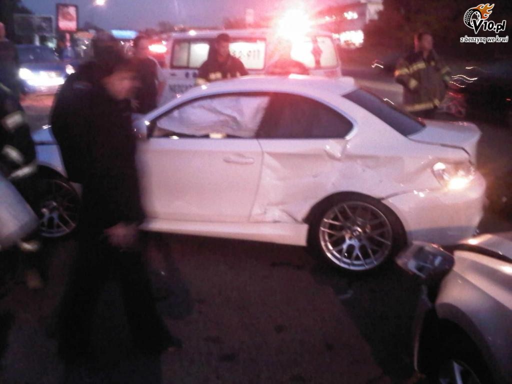 BMW 1 M Coupe Wypadek