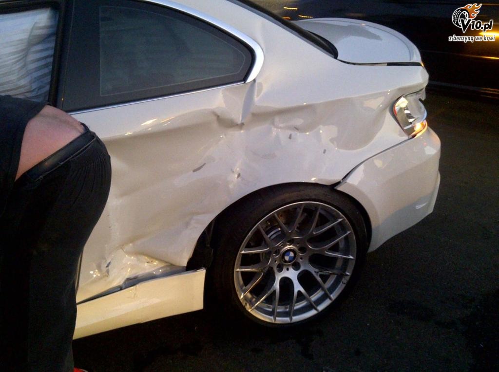 BMW 1 M Coupe Wypadek