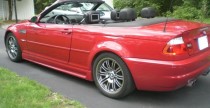 BMW M3 Cabrio z tylnymi ekranami LCD