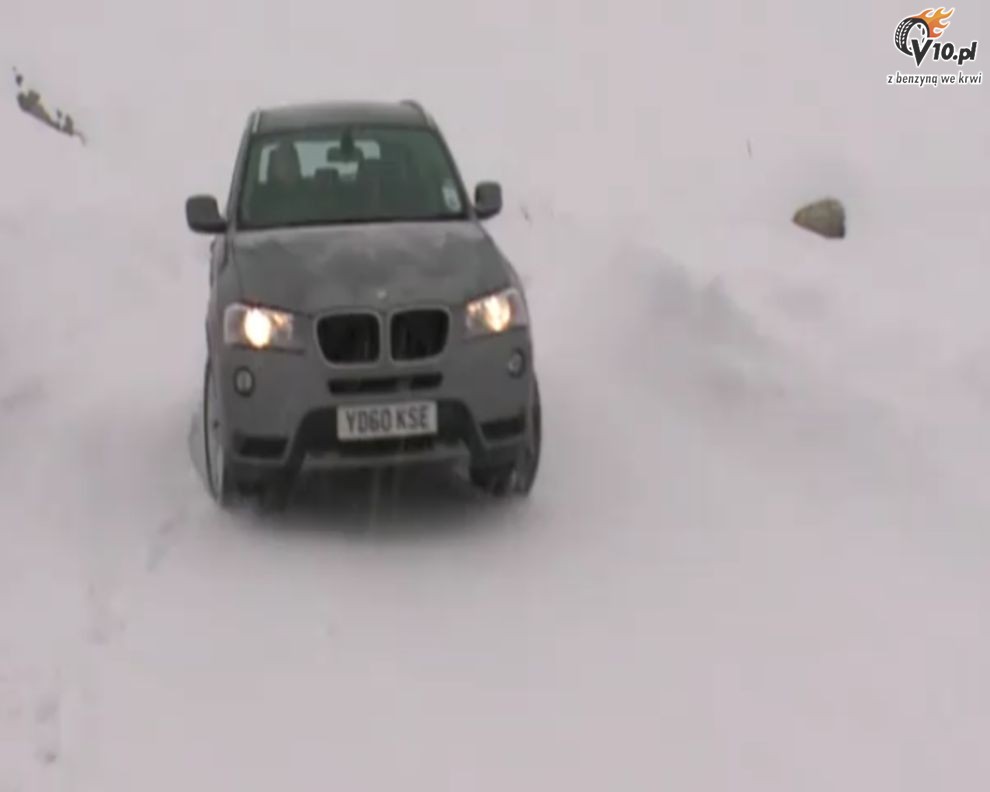 BMW X3 stara si pokona zim
