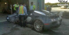 Bugatti Veyron po kpieli w jeziorze