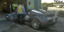 Bugatti Veyron po kpieli w jeziorze