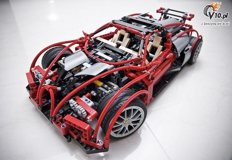 Bugatti Veyron w wersji Lego