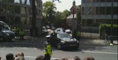 Cadillac Baracka Obamy uwiziony na rampie
