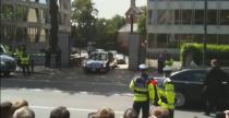 Cadillac Baracka Obamy uwiziony na rampie