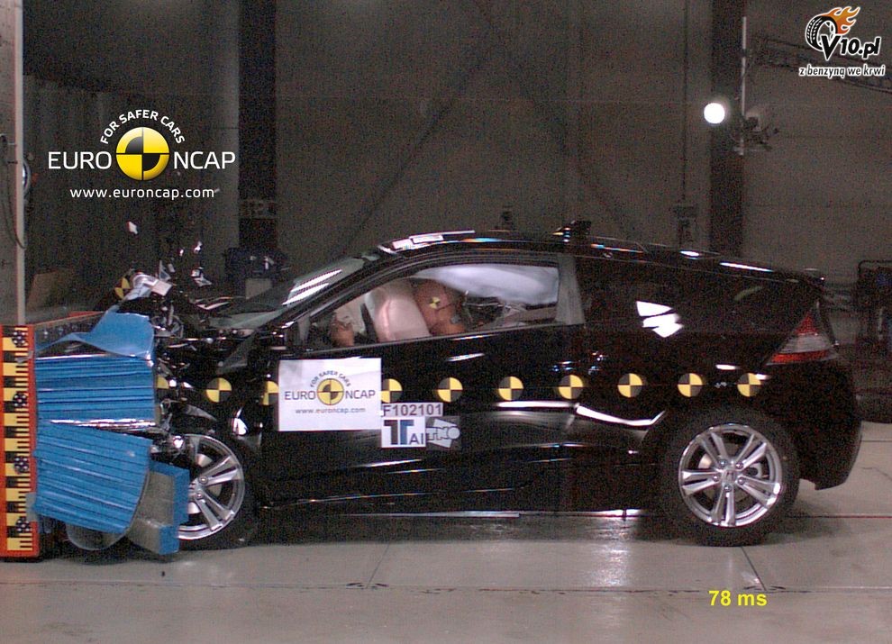 Honda CR-Z - crash-test EuroNCAP