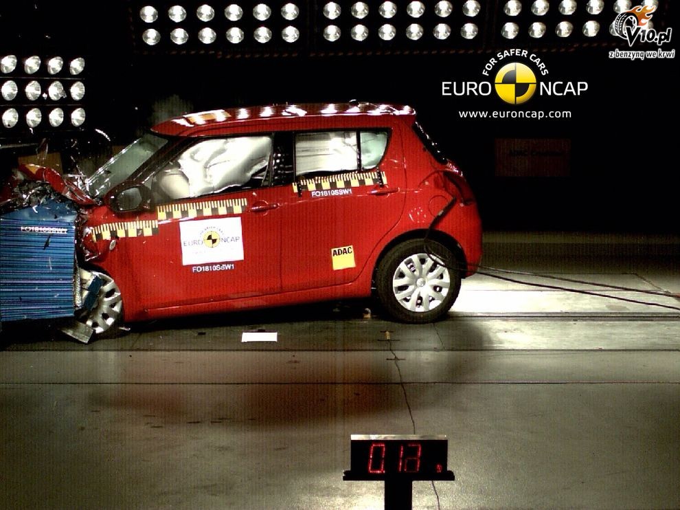 Suzuki Swift 2010 - crash-test EuroNCAP
