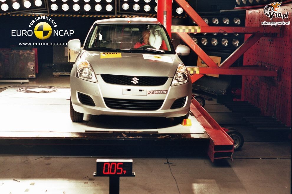 Suzuki Swift 2010 - crash-test EuroNCAP