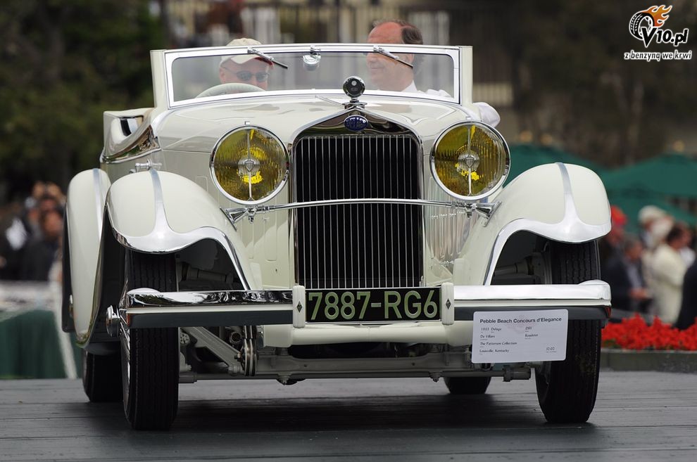 Delage D8S De Villars Roadster w Monterey