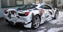 Ferrari 458 Italia z zamaskowanym nadwoziem
