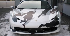 Ferrari 458 Italia z zamaskowanym nadwoziem