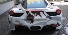 Ferrari 458 Italia z zamaskowanym nadwoziem