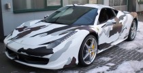 Ferrari 458 Italia z zamaskowanym nadwoziem