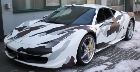 Ferrari 458 Italia z zamaskowanym nadwoziem