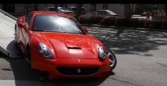 Ferrari California - wypadek