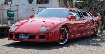 Ferrari F40 w przedłużonym wydaniu zostało wystawione na sprzedaż