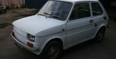 Fiat 126p z motocyklowym sercem