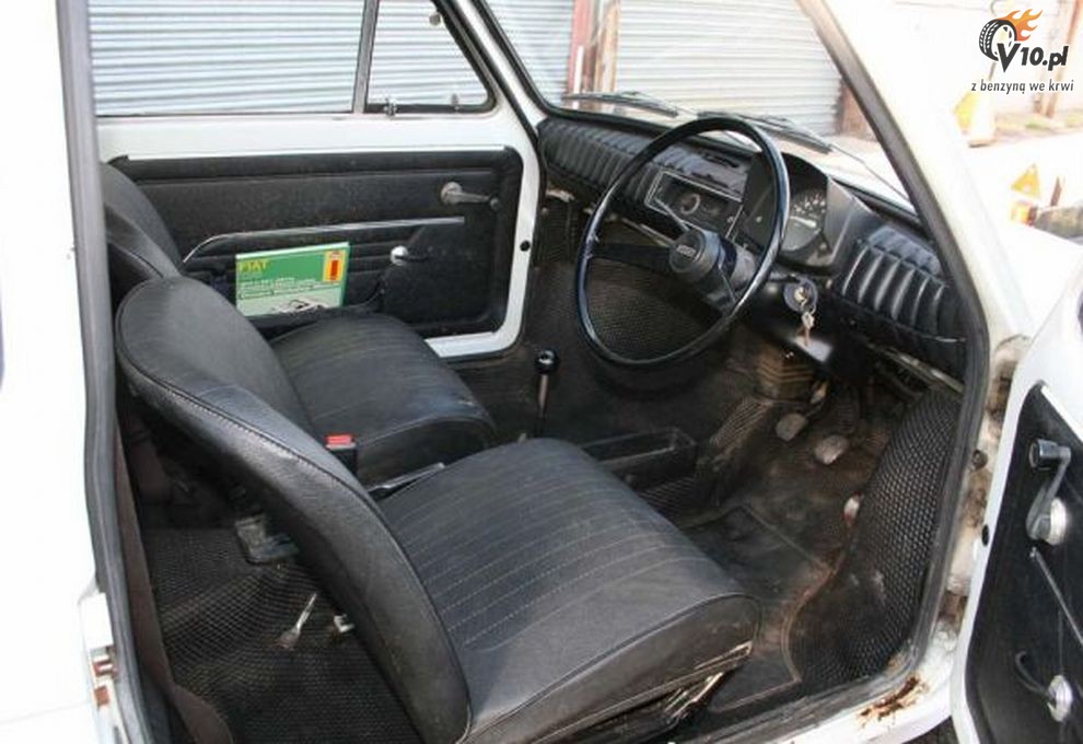 Fiat 126p z motocyklowym sercem