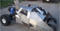 Gokart jako Batmobil