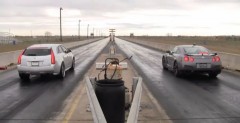 Hennessey Cadillac Sport Wagon vs Nissan GT-R