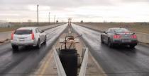 Hennessey Cadillac Sport Wagon vs Nissan GT-R