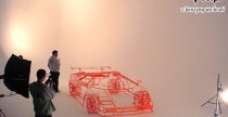 Lamborghini Countach - model szkieletowy