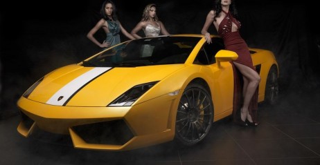 Lamborghini Gallardo i modelki