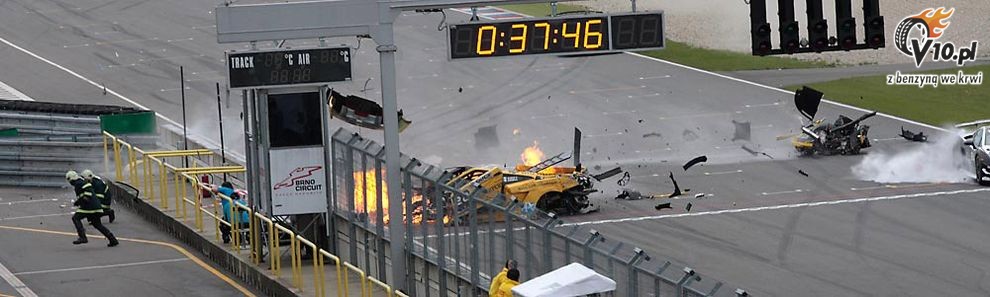 Lamborghini Gallardo LP560-4 - wypadek
